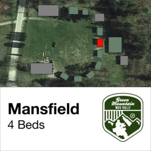 Mansfield cabin location on map