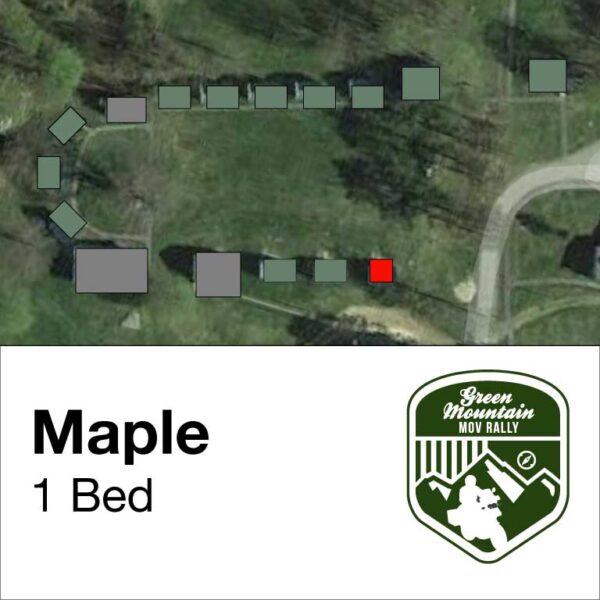Maple cabin location on map