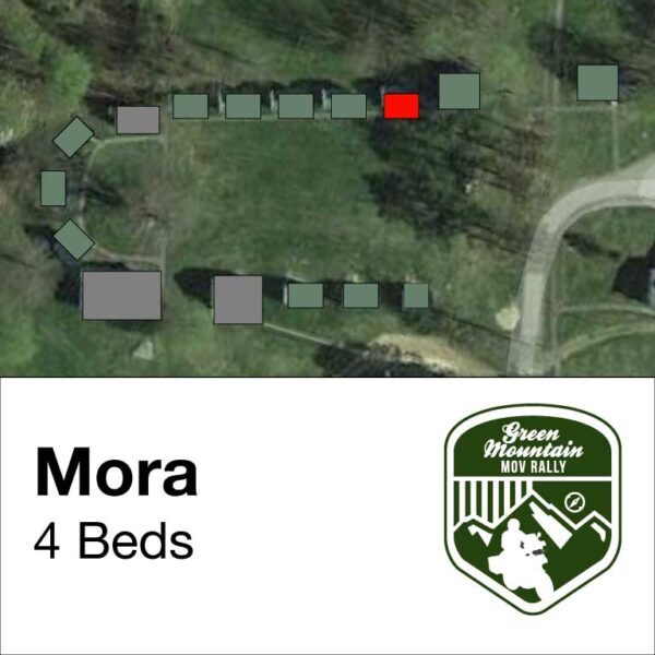 Mora cabin location on map