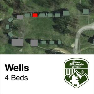 Wells cabin location on map